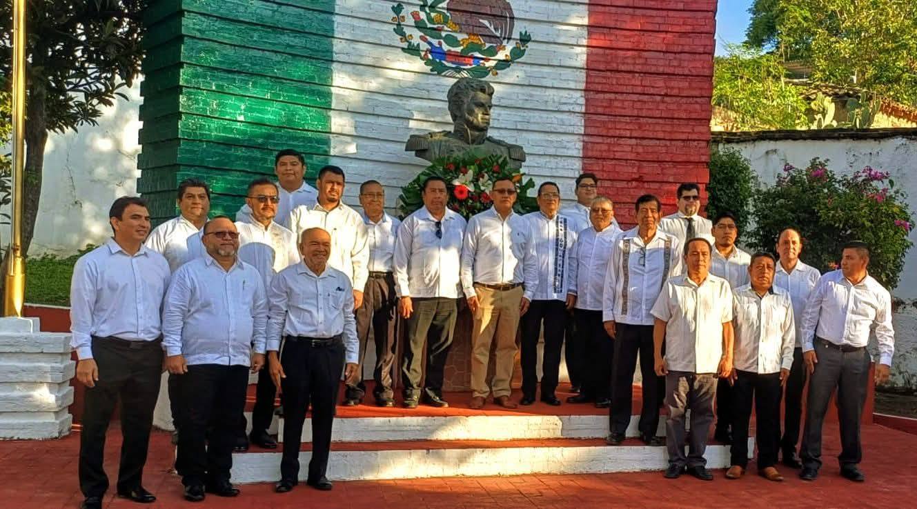 Homenaje Masónico a Vicente Guerrero en su 263° Natalicio en Tixtla