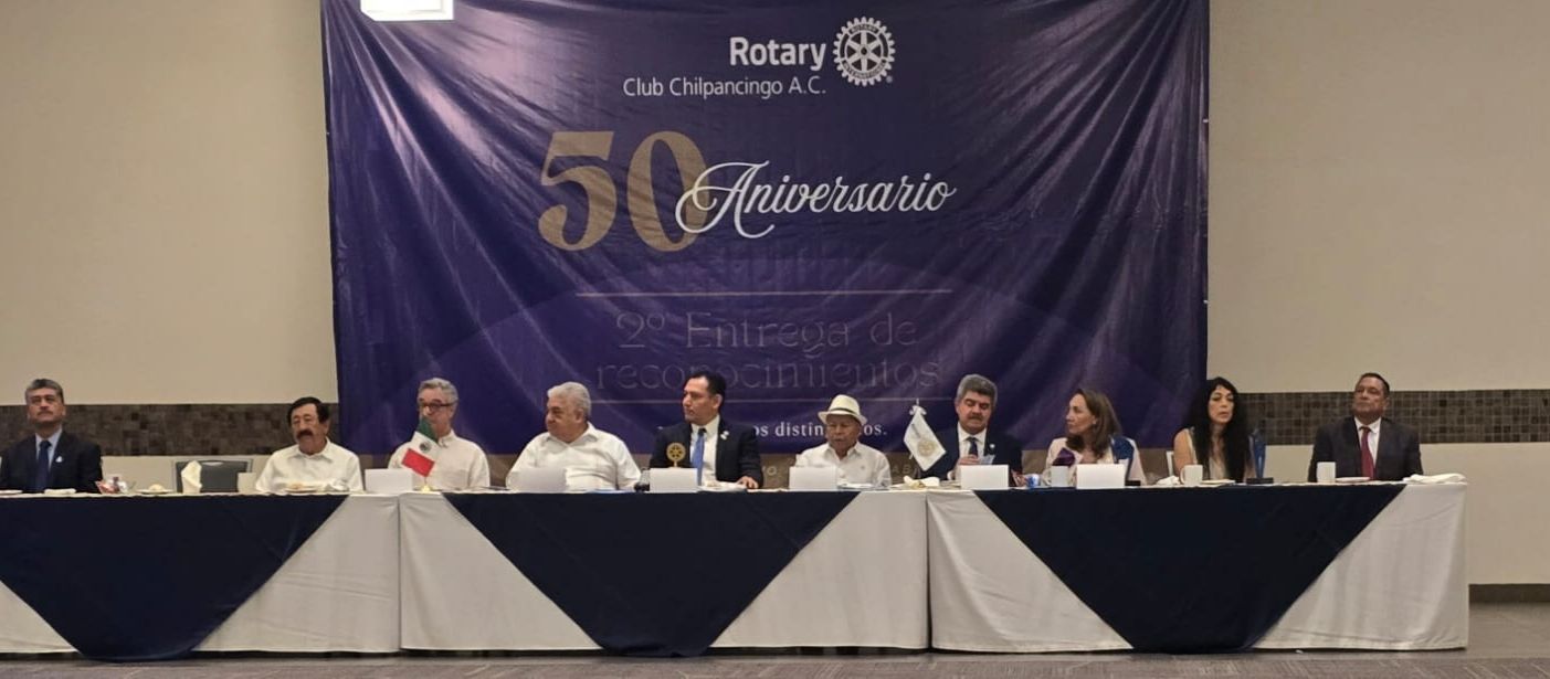 Masonería Guerrerense en el 50 Aniversario del Rotary Club Chilpancingo