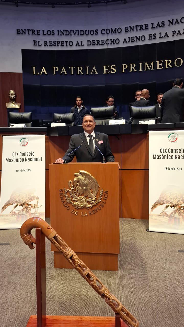 Participación en el CLX Consejo Masónico Nacional en el Senado de la República 1
