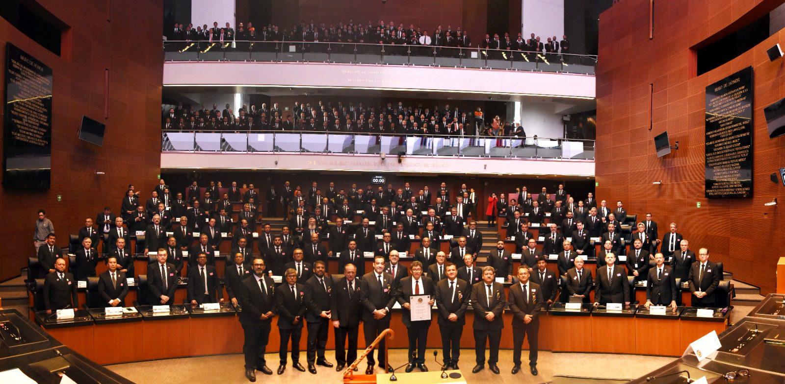Participación en el CLX Consejo Masónico Nacional en el Senado de la República